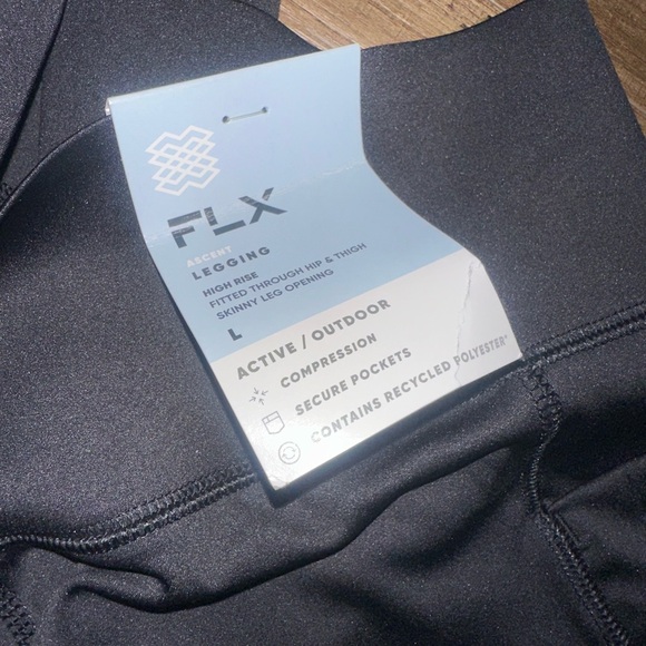 FLX Women's Black Leggings - Picture 4 of 6
